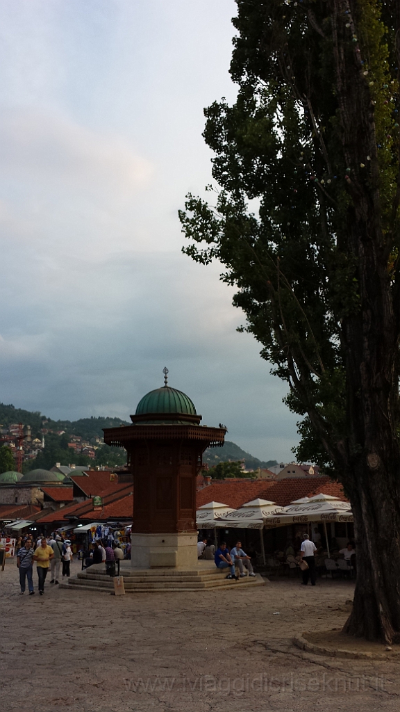 20130710_194023.jpg - Sarajevo la fontana dei piccioni nel quartiere di Baskarsja.